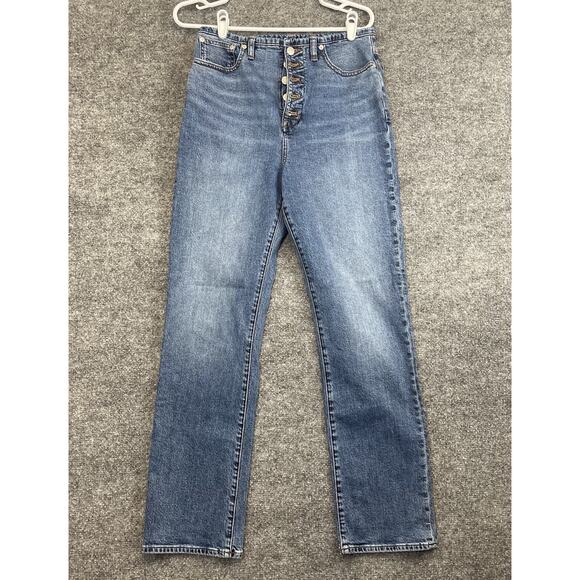 Madewell Denim - Madewell Blue Straight Leg Jeans